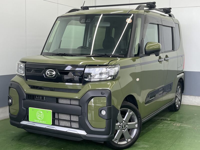 ダイハツ　タントファンクロス　ターボ スマホ連携DA 4WD