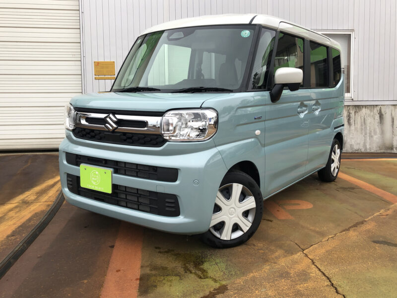 スズキ　スペーシア　HYBRID X 4WD 全方位モニター付きナビ　元レンタ